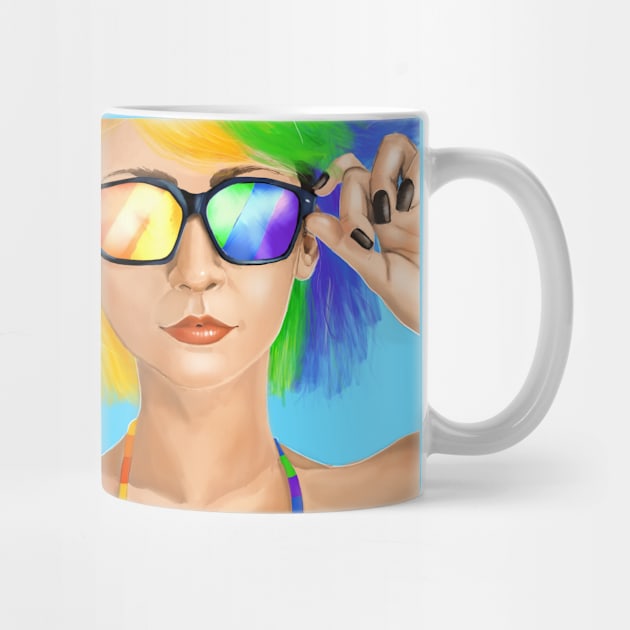 Rainbow Pride Shades - Suffolk Pride 2019 by GeorgiaGoddard